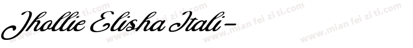 Jhollie Elisha Itali字体转换
